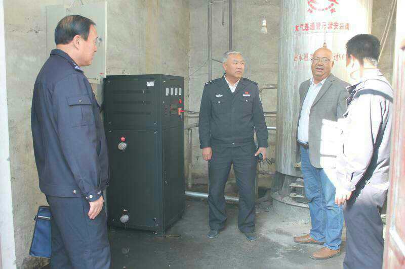  北京大赫大型电采暖炉安装案例